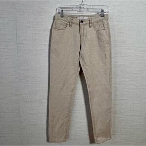 Joes Slim Fit Textured Linen Pants